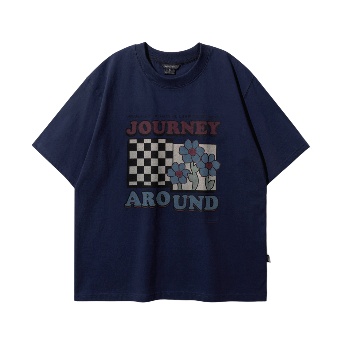 MJST7657_Navy_291 WV PROJECT Moon Around Short-sleeve Navy MJST7657