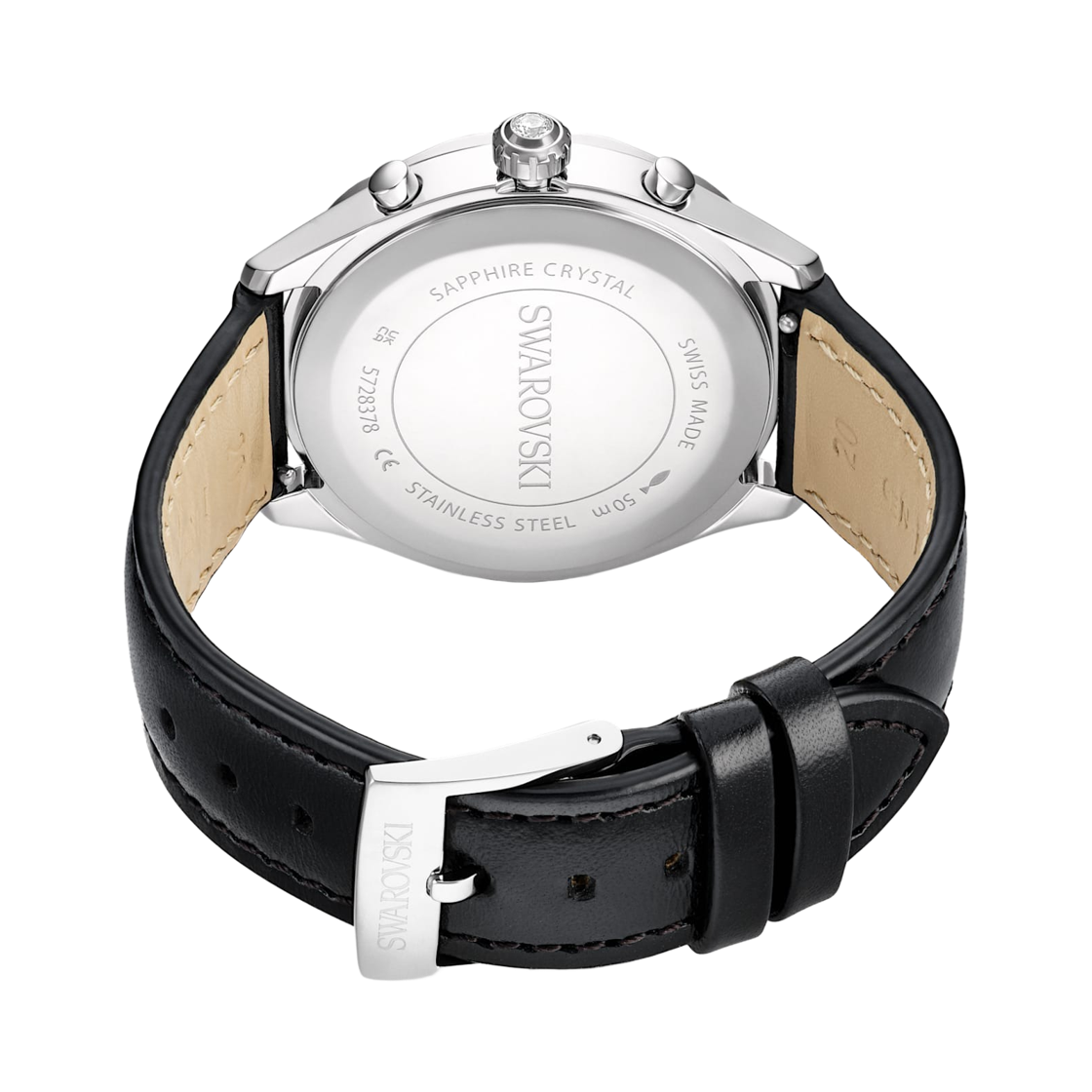 스와로브스키 덱스테라 타키미터 워치 45mm 블랙 실버(Swarovski Dextera Tachymeter Watch 45mm Black Silver) - 2