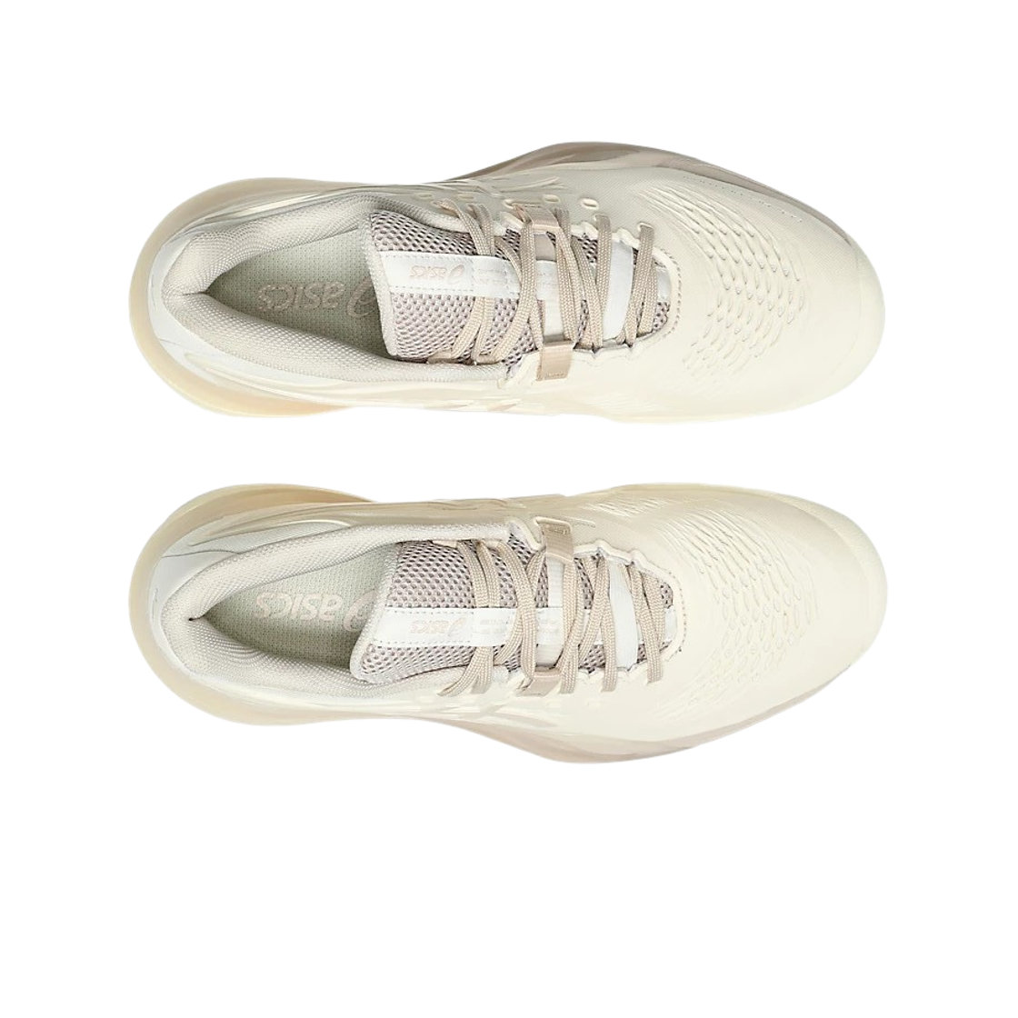 (W) 아식스 젤 레졸루션 X 크림 미네랄 베이지 - B 스탠다드((W) Asics Gel-Resolution X Cream Mineral Beige - B Standard) - 2
