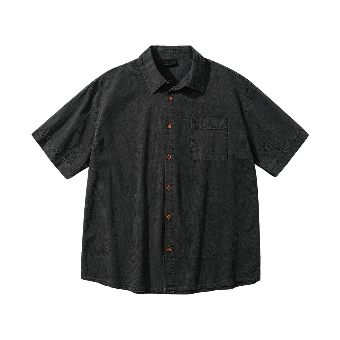 MJSS7787_blackcharcoal_29 WV PROJECT Cool Summer Stripe Pigment Short Sleeve Shirts Blackcharcoal MJSS7787