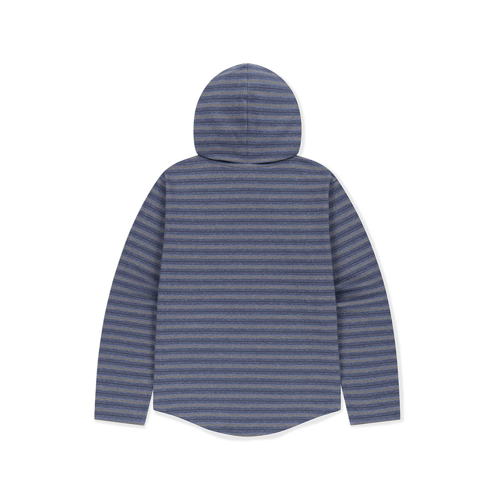 [5% 적립] 썬러브투어 대쉬 스트라이프 후디드 LS 티 네이비([5% 적립] sunlovetour Dash Stripe Hooded LS Tee Navy) - 2