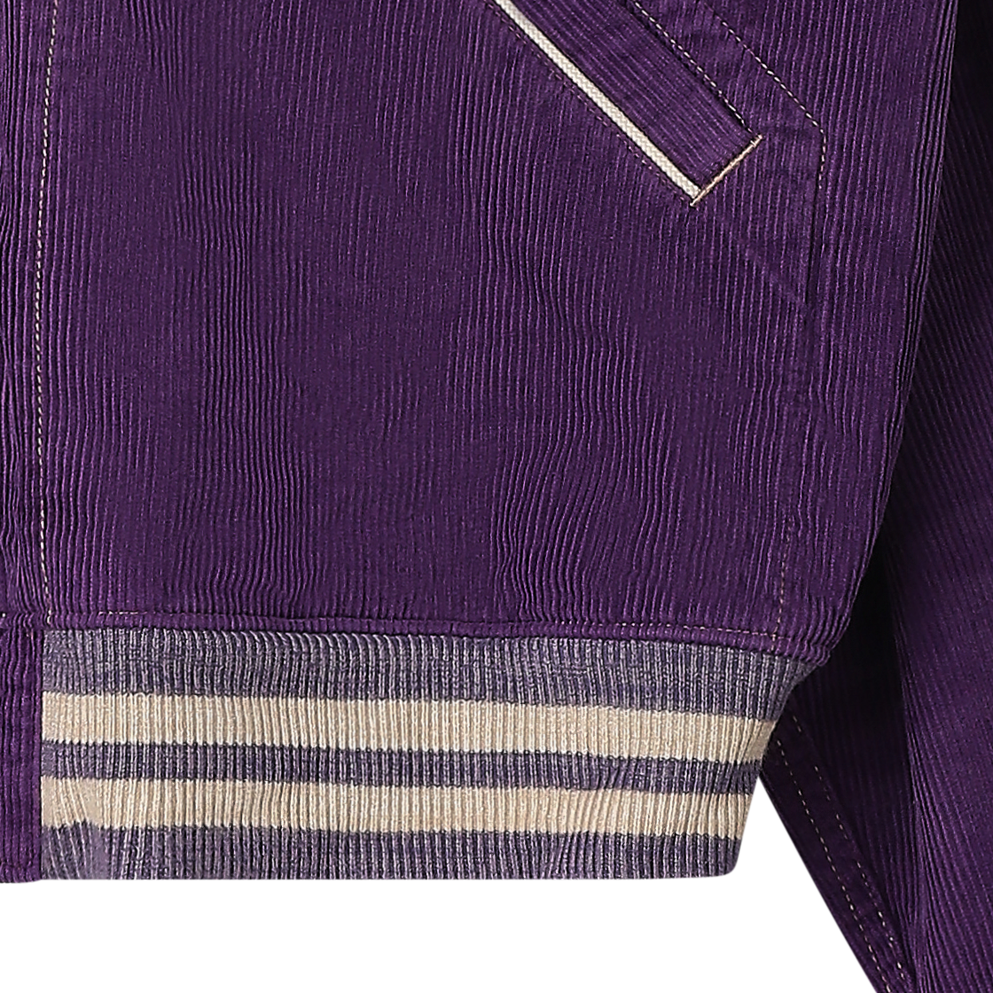 [10% 적립] 폴로 랄프 로렌 코듀로이 레터 재킷 뉴 바이올렛 워시드 - 26FW([10% 적립] Polo Ralph Lauren Corduroy Letter Jacket New Violet Washed - 26FW) - 6