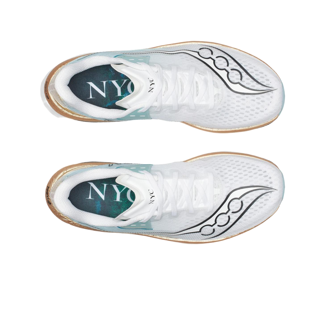 써코니 엔돌핀 아주라 NYC 화이트 골드(Saucony Endorphin Azura NYC White Gold) - 2
