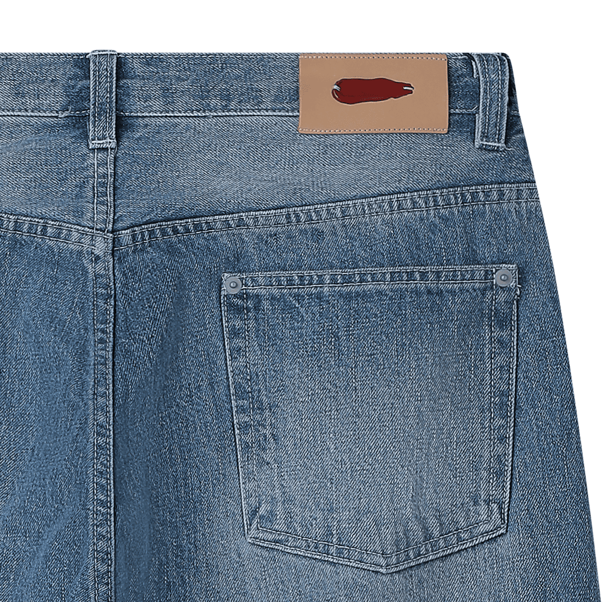 아크릴 데님 박시 팬츠 아이스 워시 - 26FW(AKRYL Denim Boxy Pants Ice Wash - 26FW) - 4