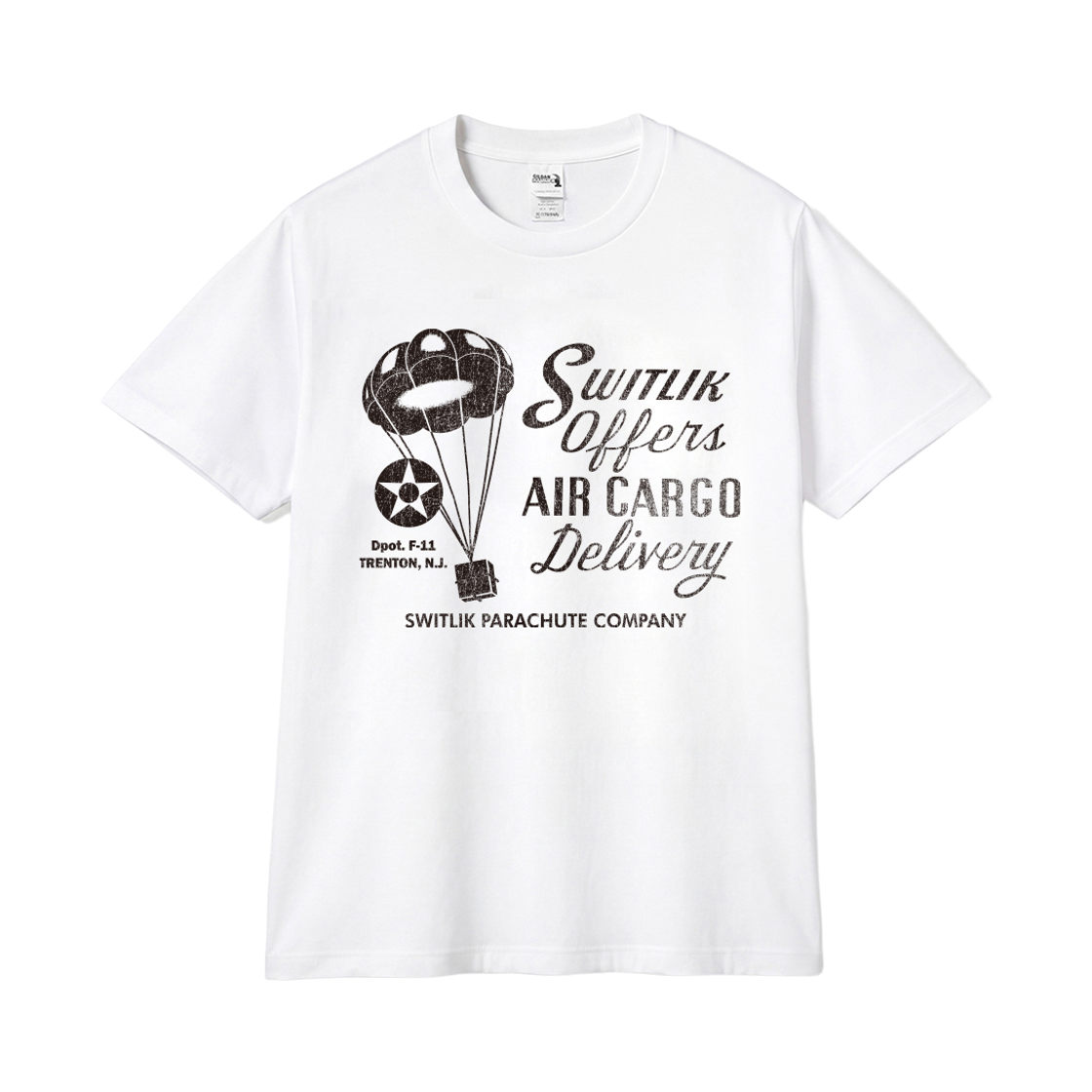 HA00_copy Gildan x Vintage Collection AIR CARGO T-Shirt White