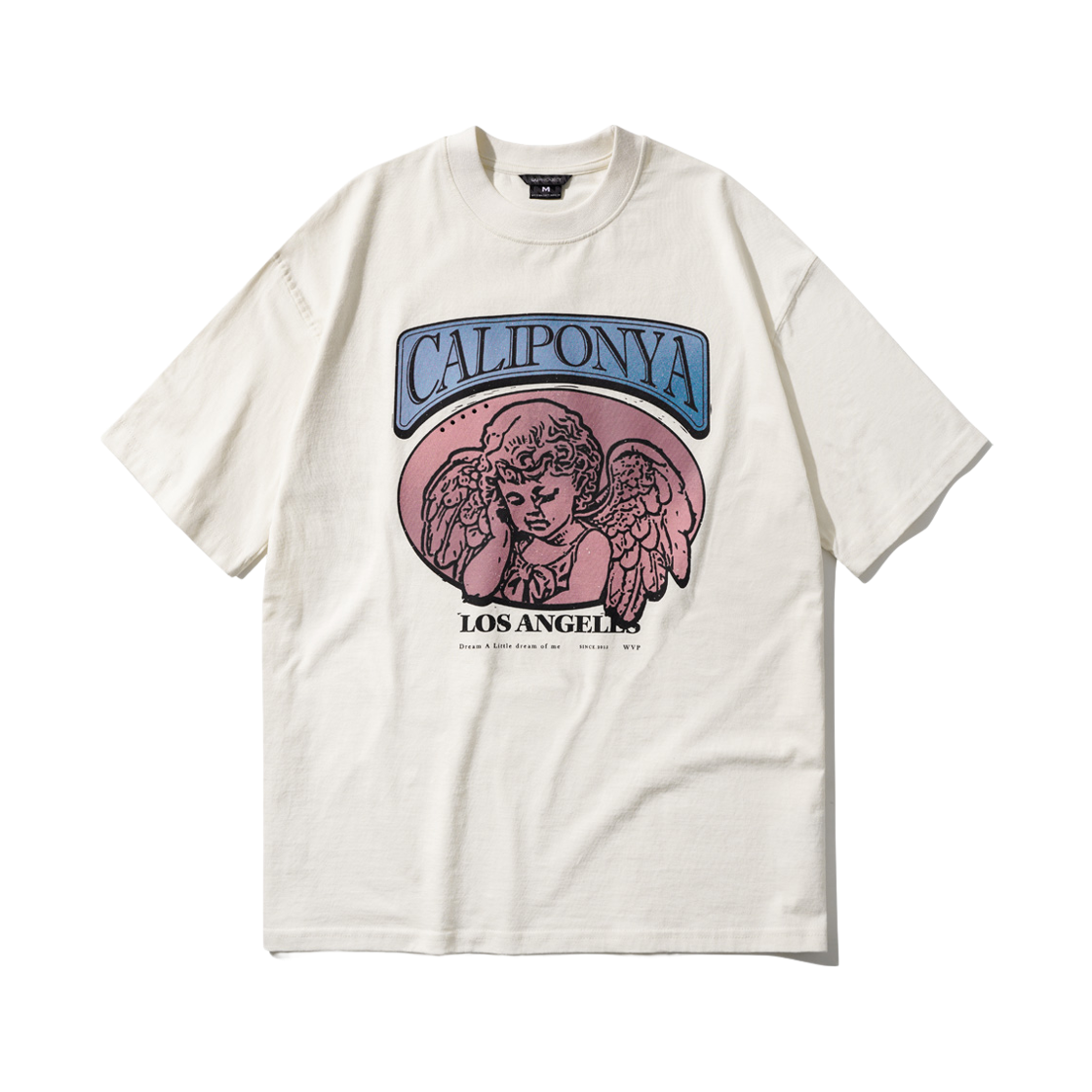 JJST7725_creamgray_29 WV PROJECT Los-angel 1/2 sleeve t-shirts creamgray JJST7725