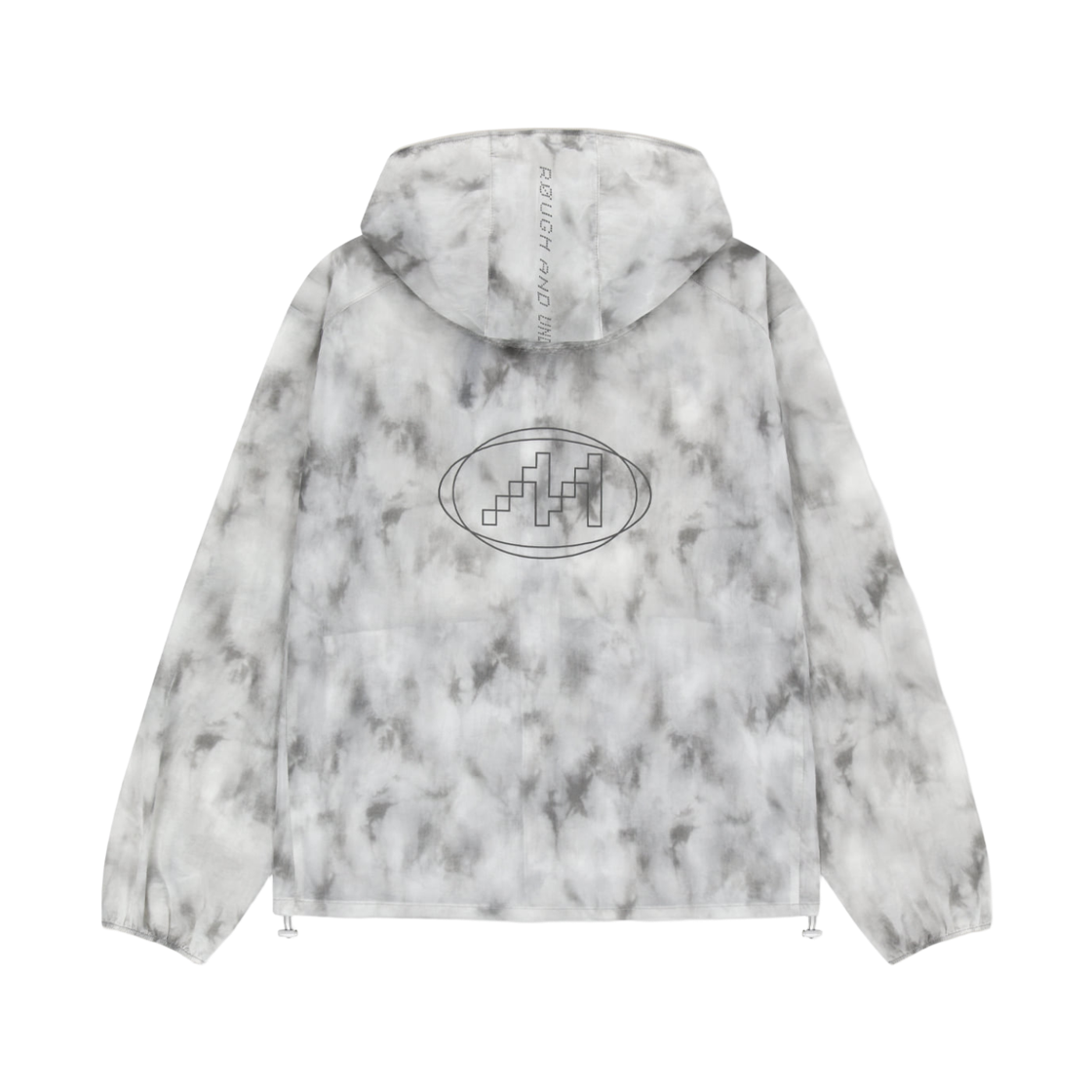 마뗑킴 마뗑 페이스 리플렉티브 로고 윈드브레이커 라이트 그레이(Matin Kim Matin Pace Reflective Logo Windbreaker in Light Grey) - 2