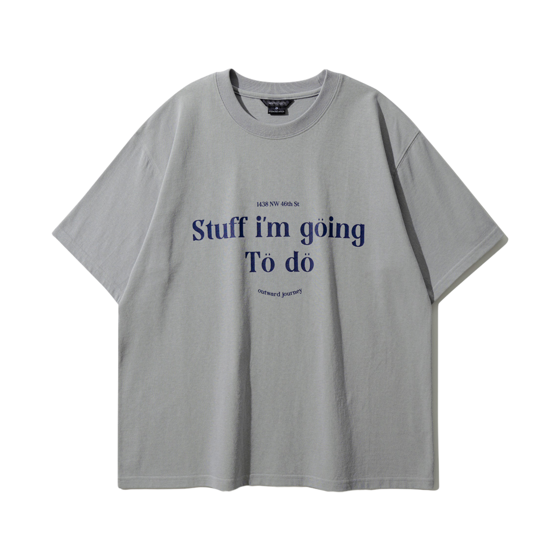 MJST7660_Gray_291 WV PROJECT Todo 1/2 Sleeve T-shirts Gray MJST7660