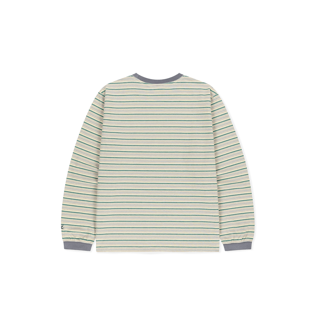 [5% 적립] 썬러브투어 대쉬 스트라이프 LS 티 라이트 옐로우([5% 적립] sunlovetour Dash Stripe LS Tee Light Yellow) - 2