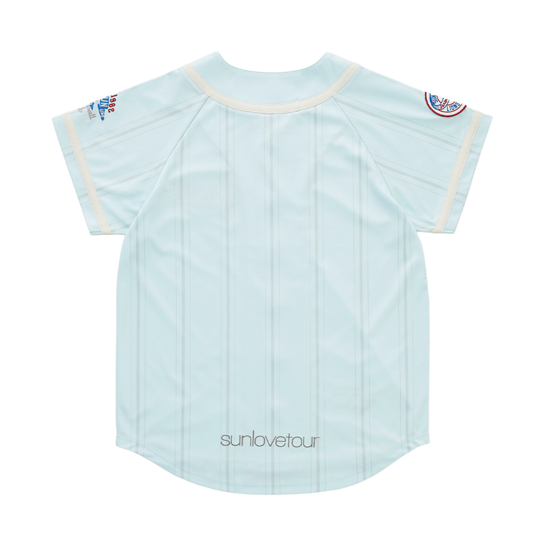삼성 라이온즈 x 썬러브 베이스볼 셔츠 라이트 블루 (논 마킹 버전)(Samsung Lions x Sunlove Baseball Shirt Light Blue (Non Marking Ver.)) - 2
