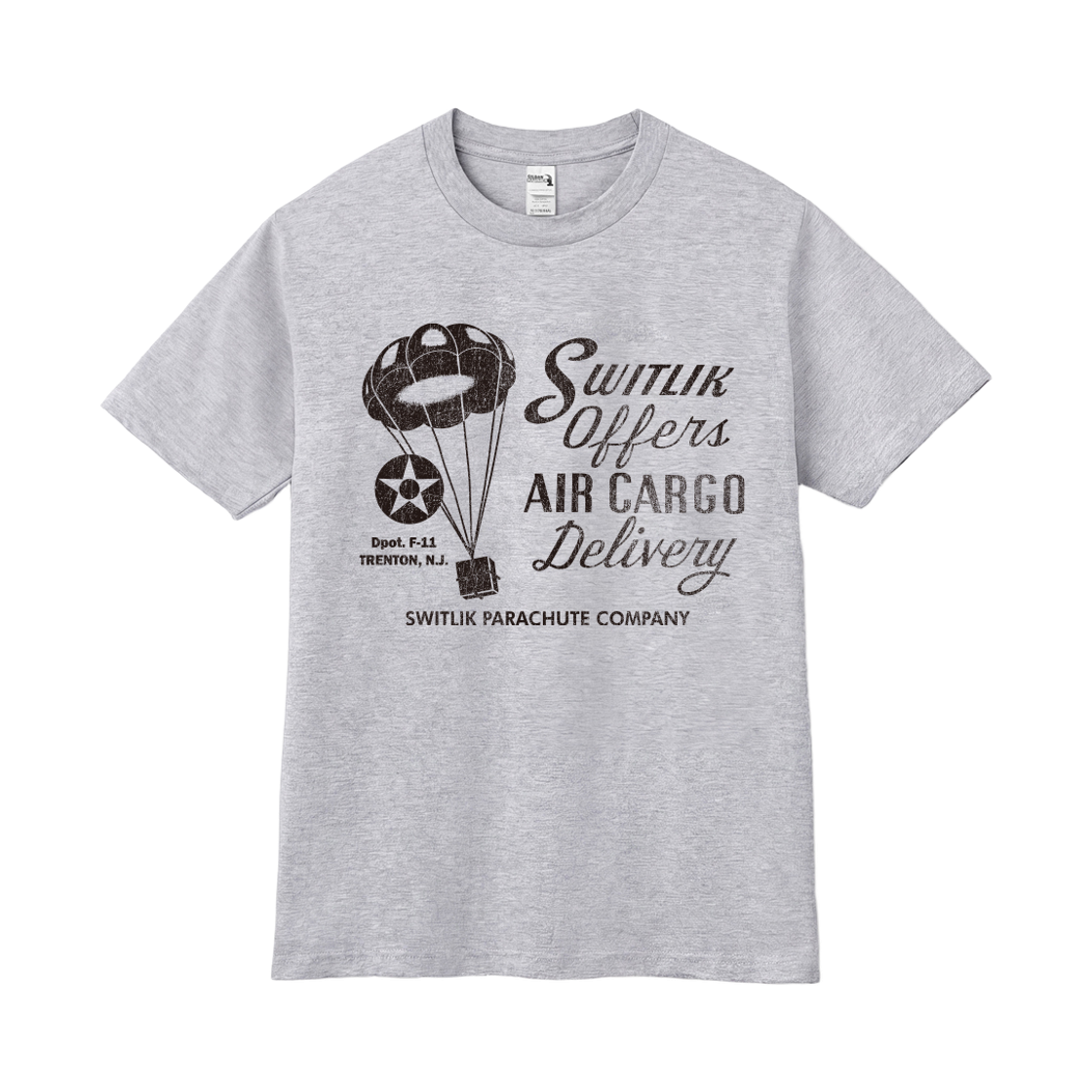 HA00_copy Gildan x Vintage Collection AIR CARGO T-Shirt Grey