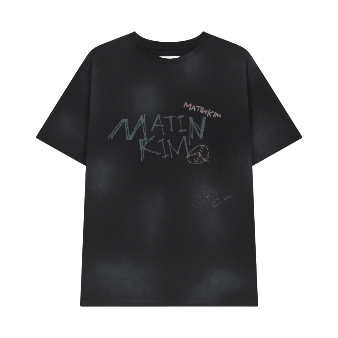 MK2677TS367UBB Matin Kim Vintage Graffiti Logo Top in Black