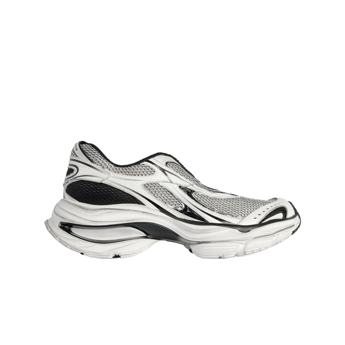 A0036WWDRSY9010 Balenciaga D'orsay Sneakers Black White