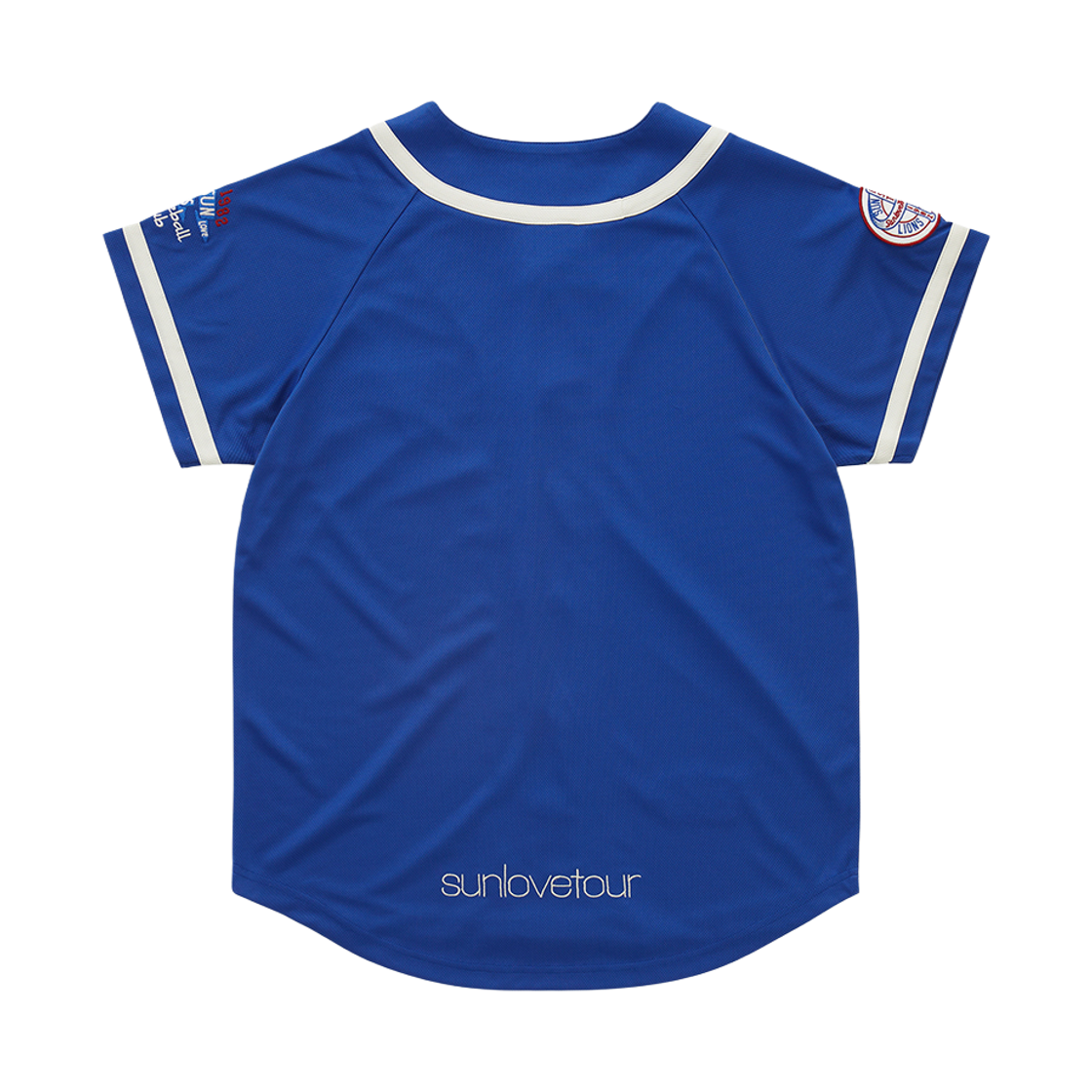 삼성 라이온즈 x 썬러브 베이스볼 셔츠 블루 (논 마킹 버전)(Samsung Lions x Sunlove Baseball Shirt Blue (Non Marking Ver.)) - 2