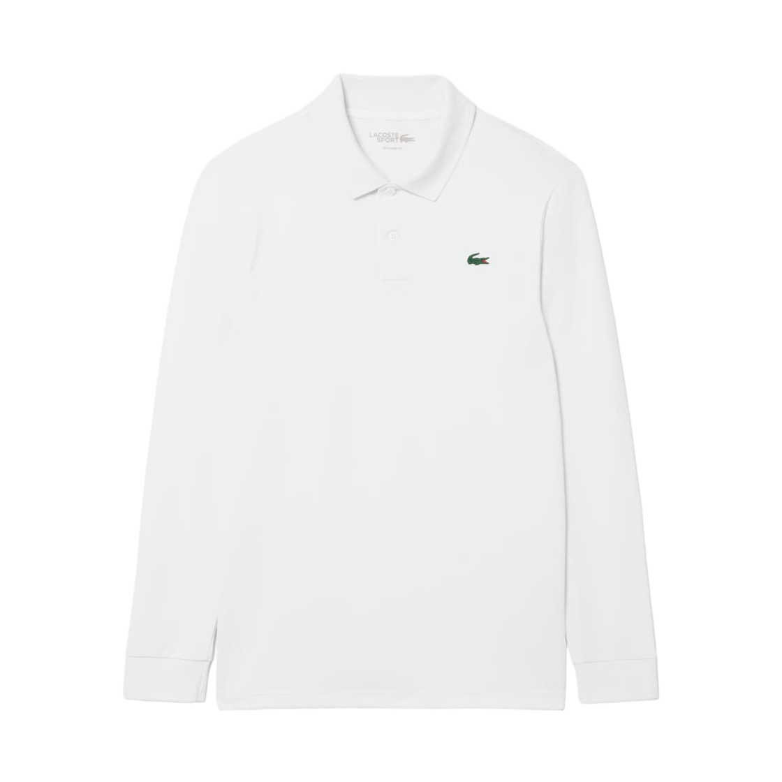 DH3185-56N-001 Lacoste Golf Long Sleeve Polo White