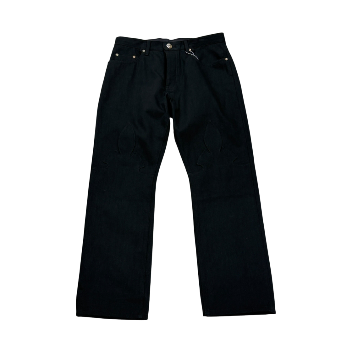 97131 the dosan_ Chrome Hearts flare black jeans