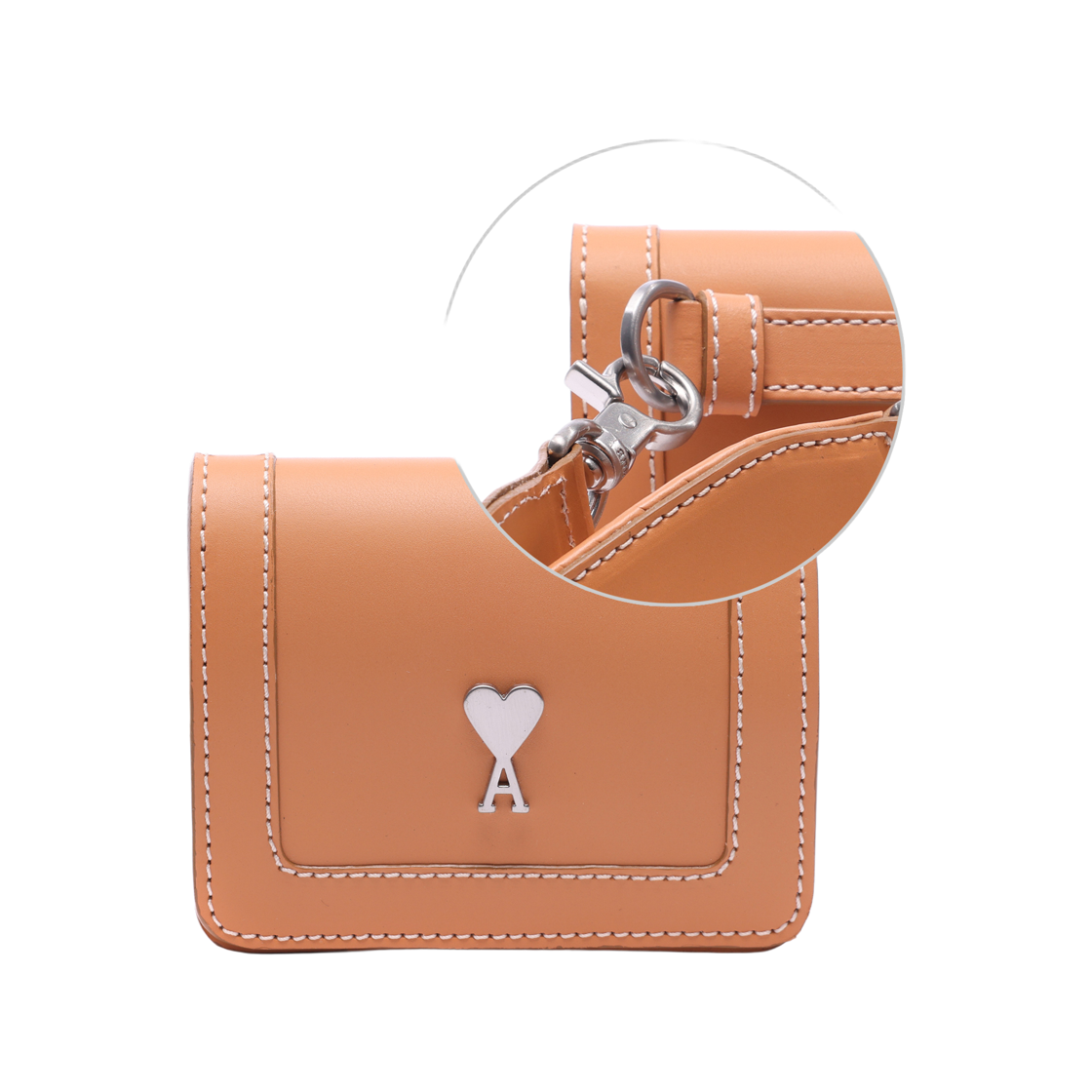 E21A108_840_264_21S [25% 쿠폰] AMI de Coeur Accordeon Crossbody Bag Nude