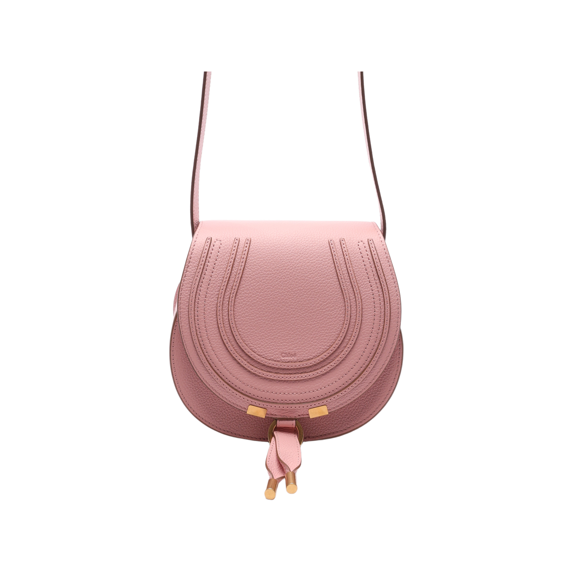 CHC22AS680I31 6L8 23F [25% 쿠폰] Chloe Marcie Small Saddle Bag Blossom Pink