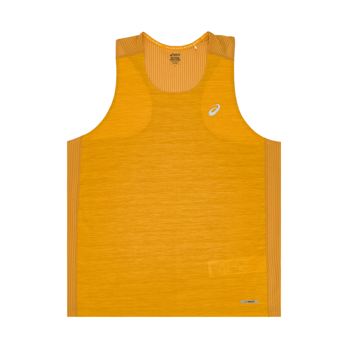 2011D478-800 Asics Road Running Singlet Yamabuki