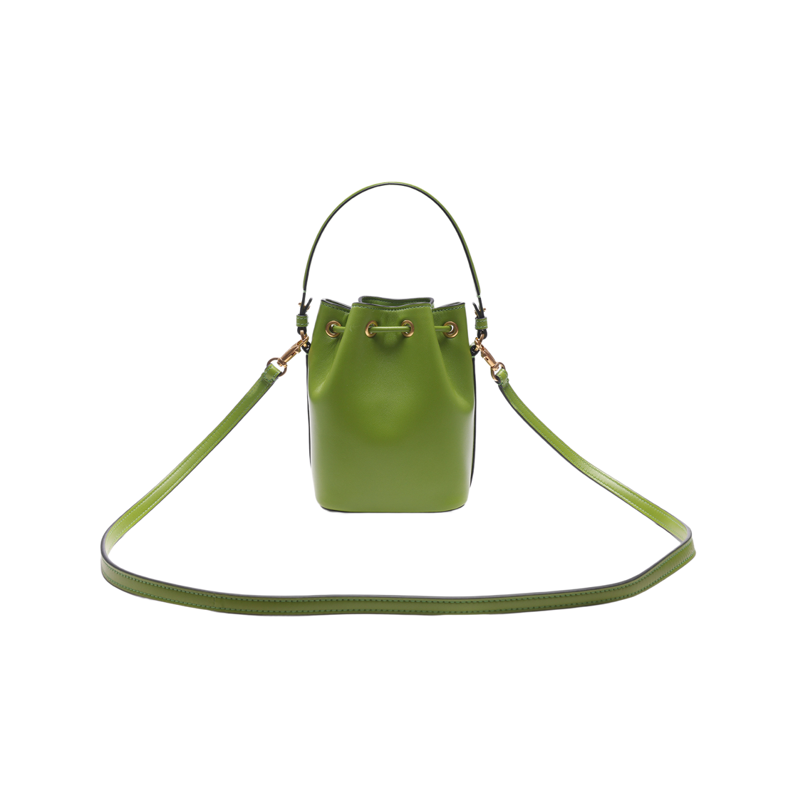 [25% 쿠폰] 발렌티노 나파 레더 브이로고 시그니쳐 미니 버킷백 그린([25% 쿠폰] Valentino Vlogo Signature Mini Bucket Bag in Nappa Leather Green) - 4