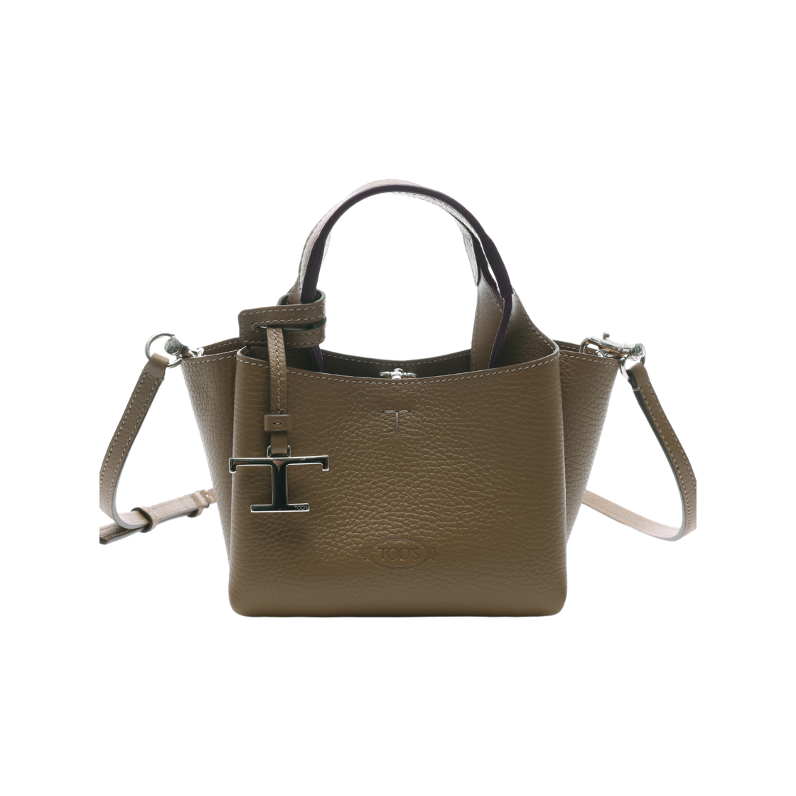 XBWAPAFL000 QRI 3L26 25 [25% 쿠폰] (W) Tod's Micro Tote Bag Khaki Brown