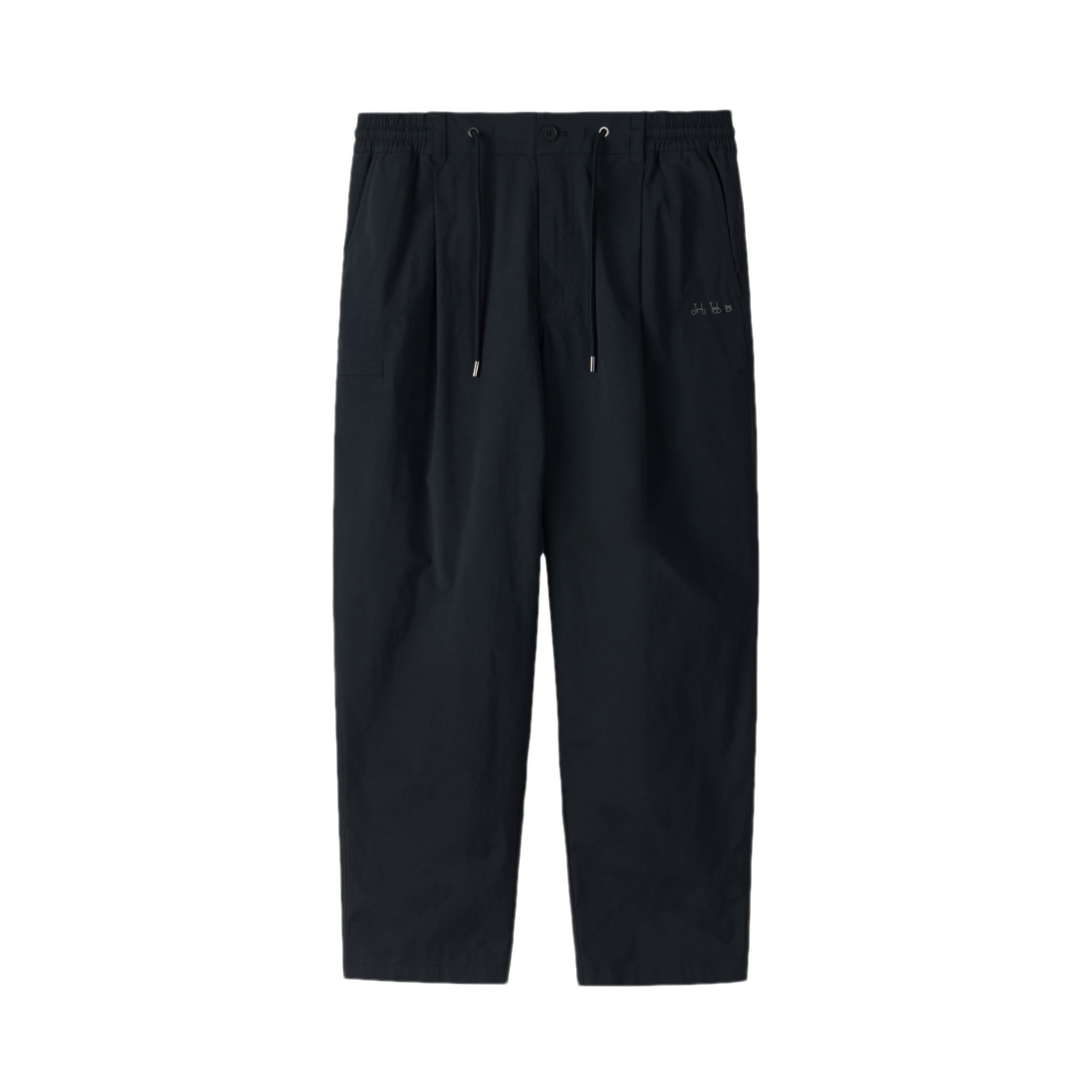P253MPT103099 BROMPTON LONDON Carrot Trousres Black