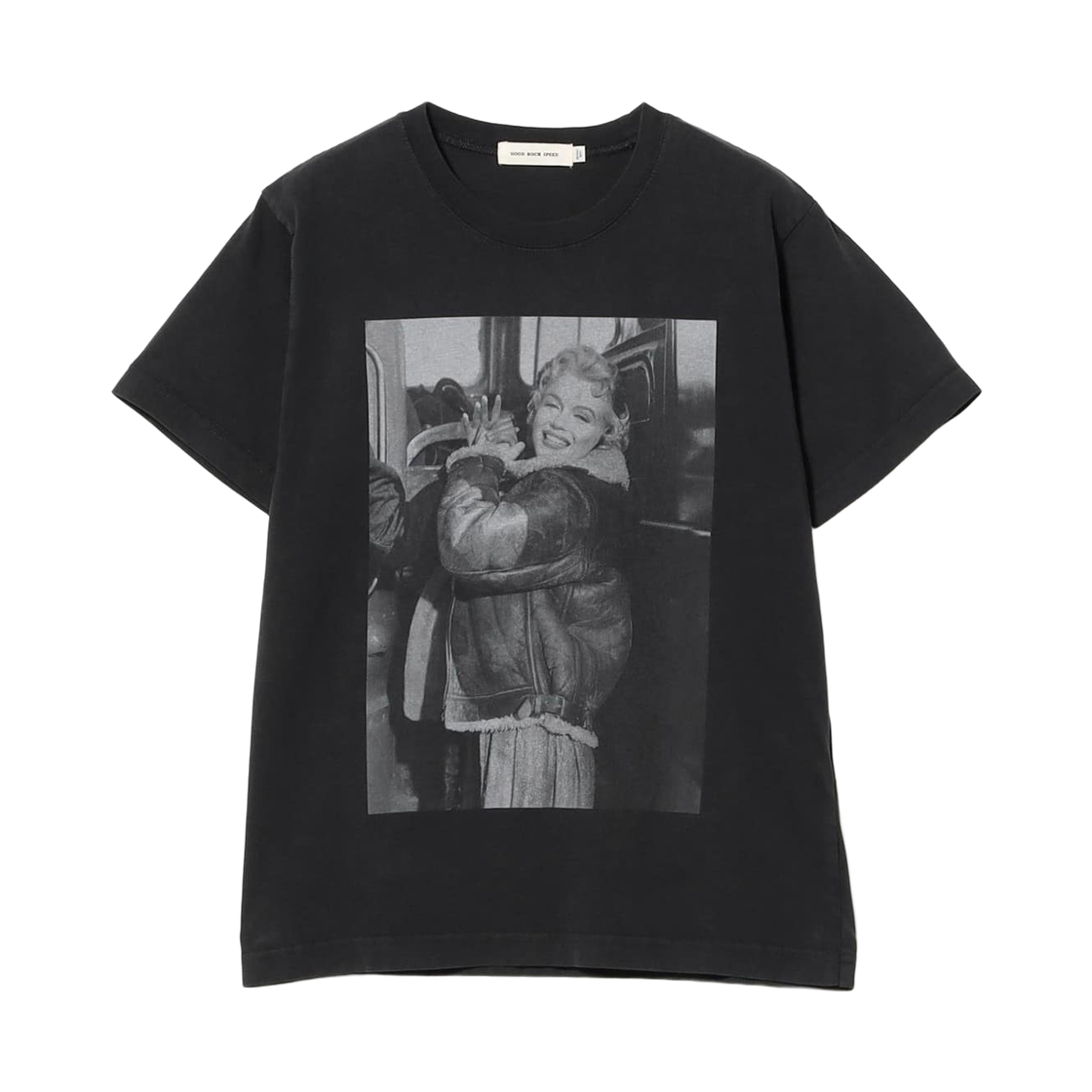 13-04-1195-545 (W) Beams Boy x Good Rock Speed Exclusive Marilyn Monroe Photo T-shirt Black