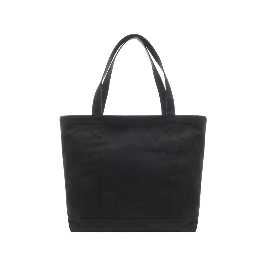 [25% 쿠폰] 메종키츠네 폭스 헤드 라지 토트백 블랙([25% 쿠폰] Maison Kitsune Fox Head Large Tote Bag Black) - 4