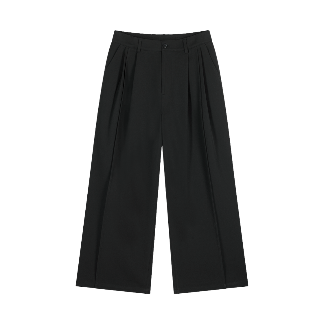 BI5PT521BK ZIOSONGZIO COLLECTION Gather Pleats Wide Pants Black