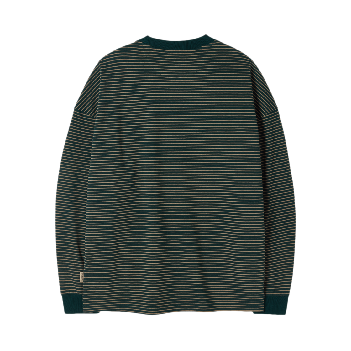 브롬톤 런던 스트라이프 롱 슬리브 티셔츠 다크 그린(BROMPTON LONDON Stripe Long Sleeve T-Shirt D Green) - 2
