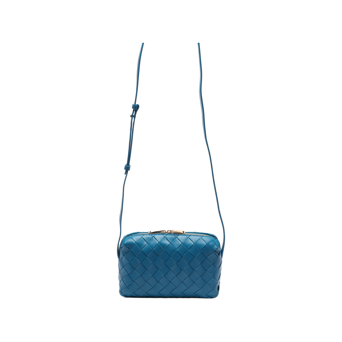 [25% 쿠폰] 보테가 베네타 미니 레더 크로스바디백 라이트 그래파이트([25% 쿠폰] Bottega Veneta Mini Leather Crossbody Bag Light Graphite) - 4