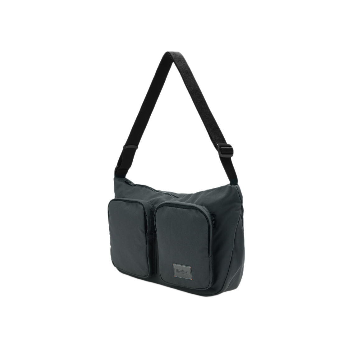 브롬톤 런던 투 포켓 호보 백 차콜 그레이(BROMPTON LONDON Two Pocket Hobo Bag C Grey) - 3