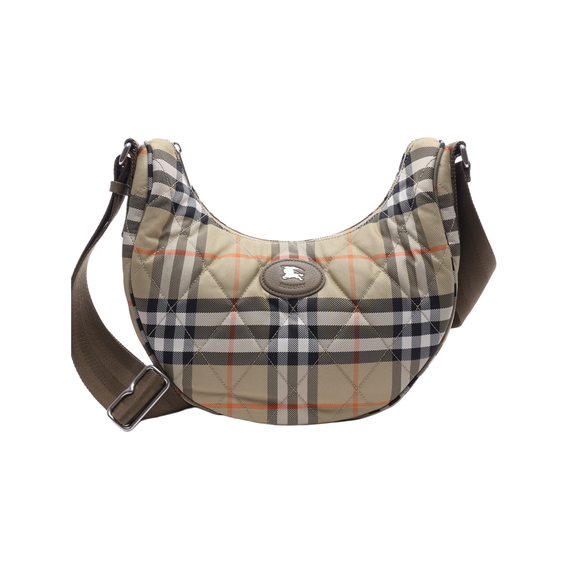 8125041 SAND 26S [25% 쿠폰] Burberry Horseshoe Crossbody Bag Sand Beige