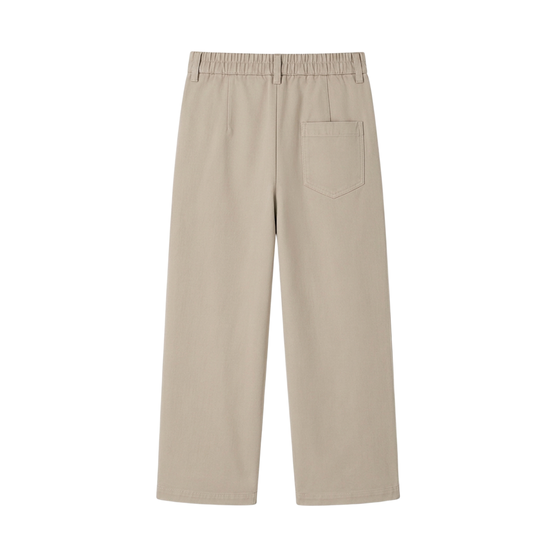 지크립 릴렉스 하프밴딩 핀턱 세미 와이드 슬랙스 연베이지(GCLIP Relaxed Half-Banding Pintuck Semi-Wide Slacks Light Beige) - 3
