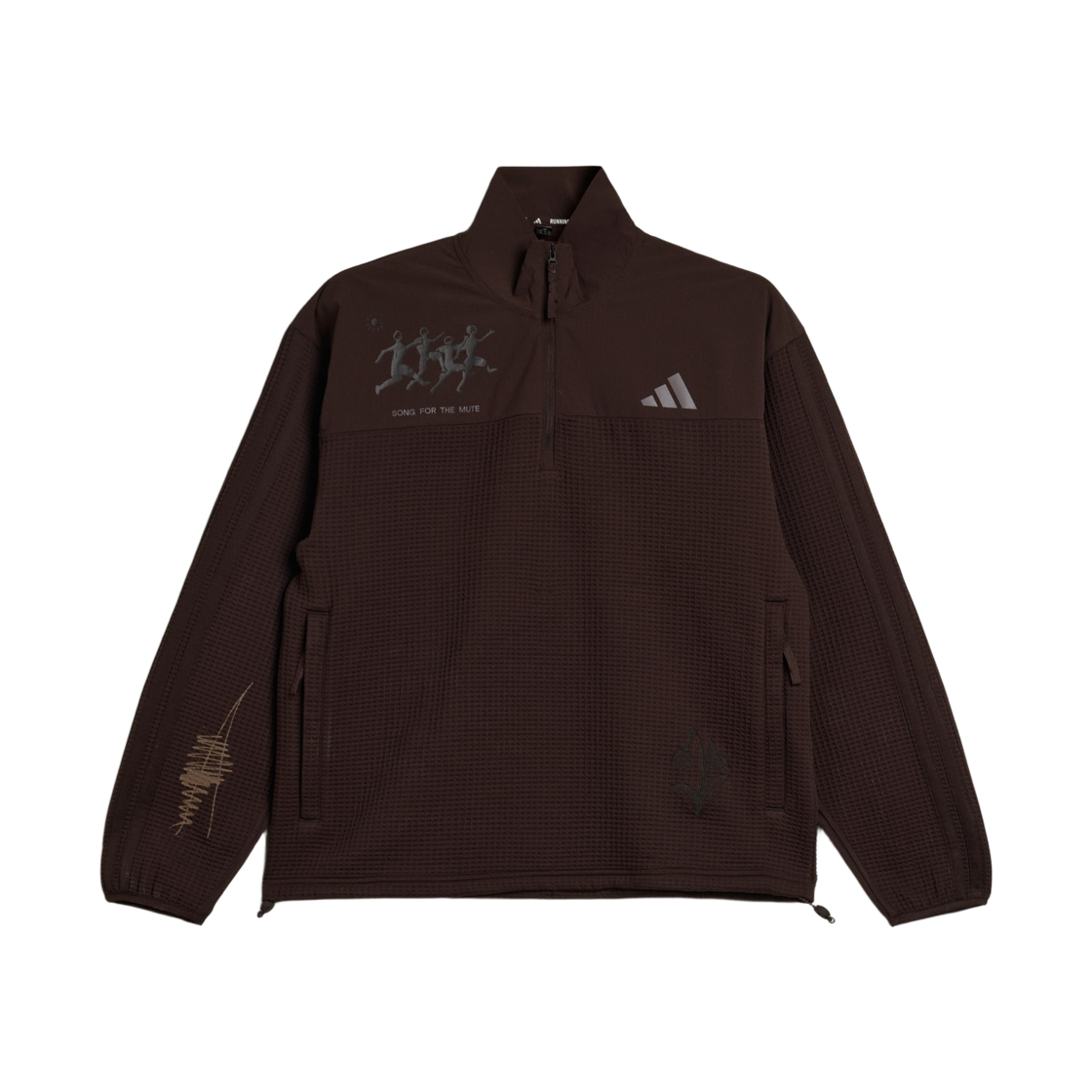 아디다스 x 송 포 더 뮤트 트랙 탑 오로라 커피 - KR 사이즈(Adidas x Song For The Mute Track Top Aurora Coffee - KR Sizing)