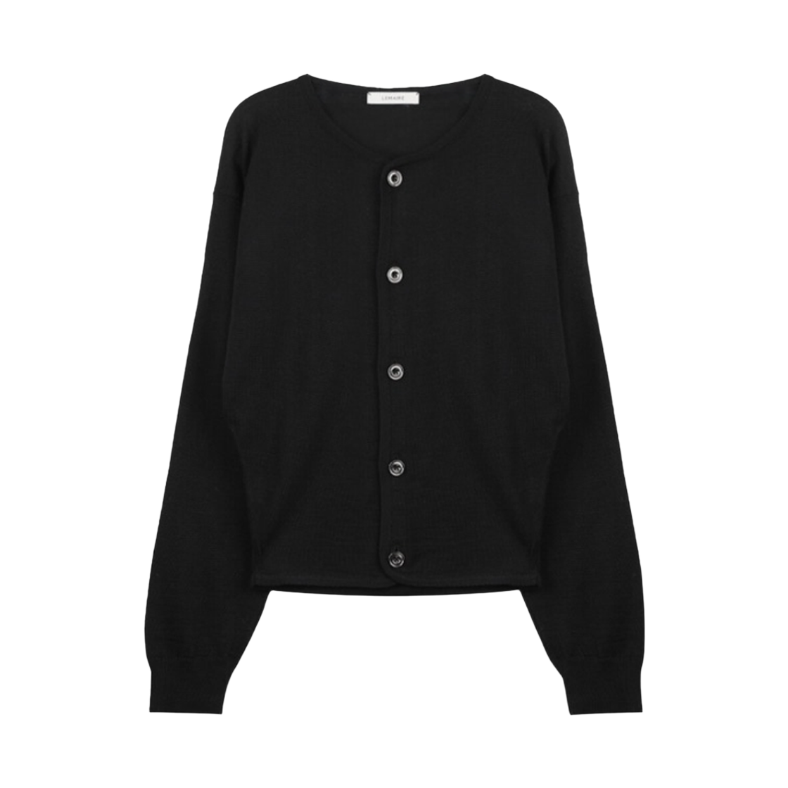 TO1322 LK087 999 [25% 쿠폰] (W) Lemaire Fitted Cardigan Black