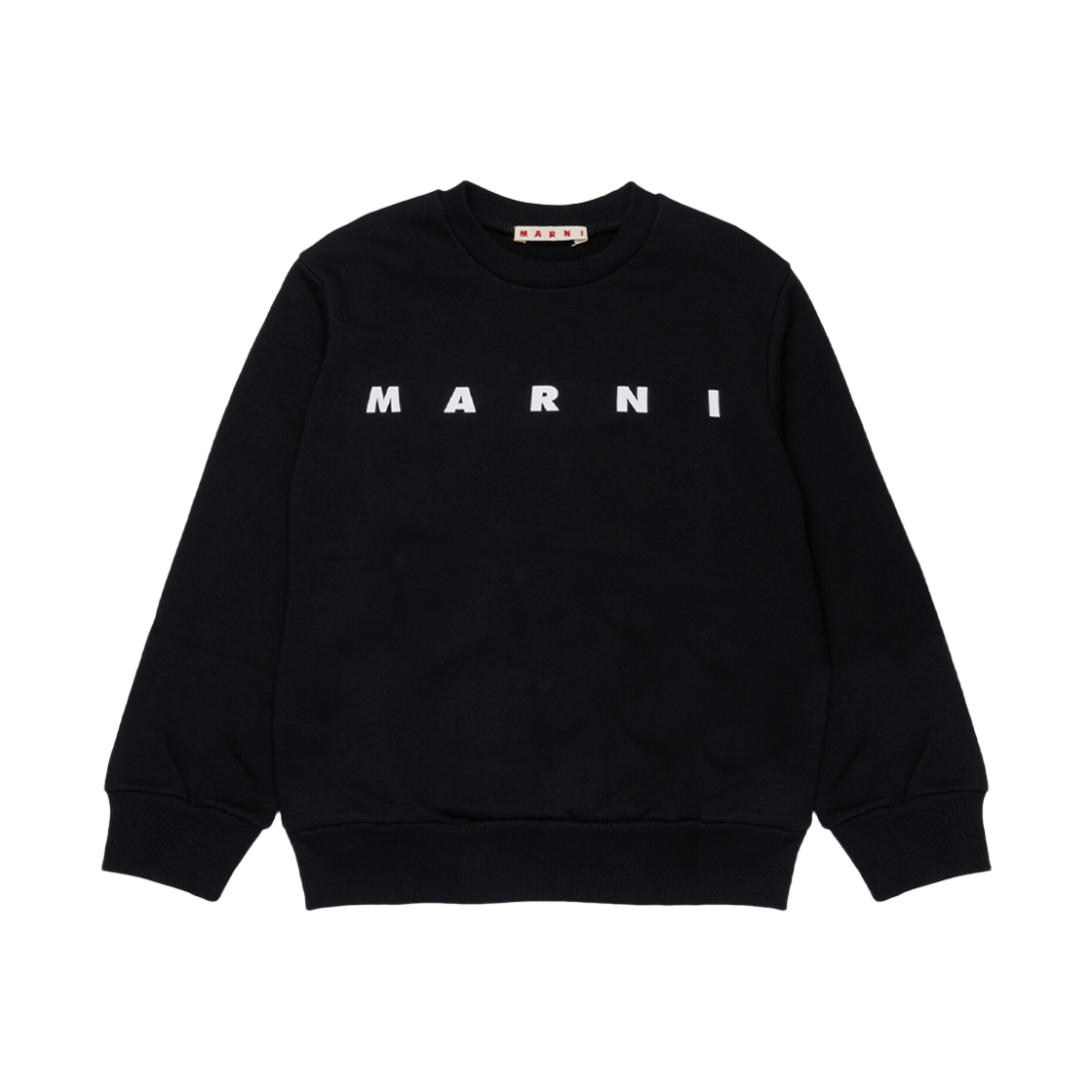 M01612 M00V0 0M900 12-14Y [25% 쿠폰] (Kids) Marni Cotton Sweatshirt with Marni Print Black