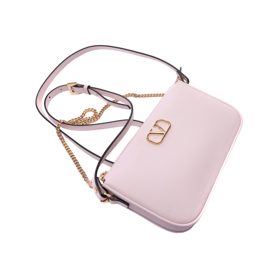 [25% 쿠폰] 발렌티노 브이로고 시그니쳐 미니 크로스바디백 라이트 핑크([25% 쿠폰] Valentino Vlogo Signature Mini Crossbody Bag Light Pink) - 5