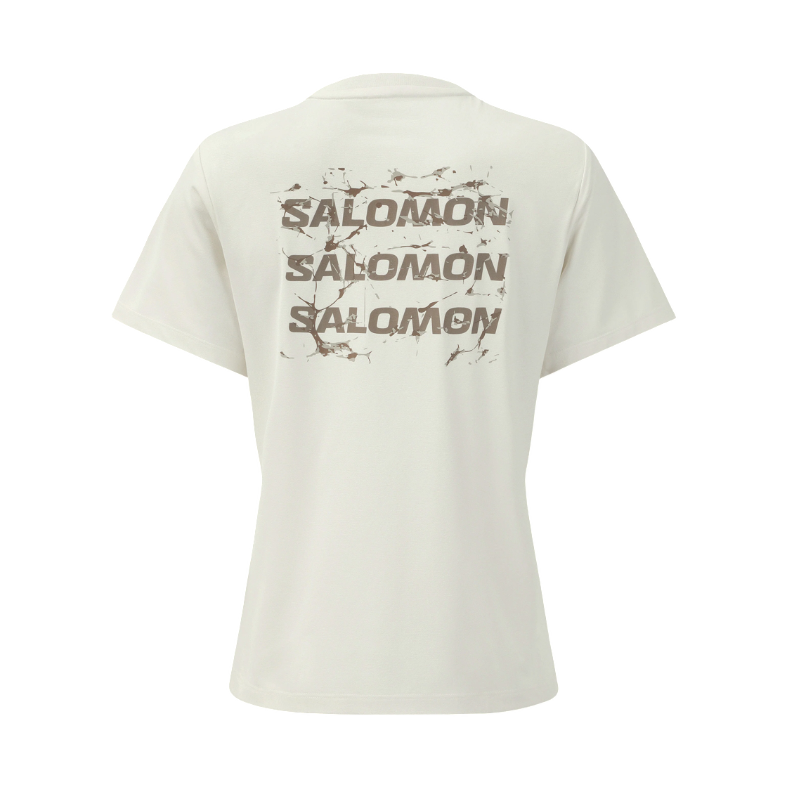 LD0418500 (W) Salomon Pulsewave Running Short Sleeve Cream