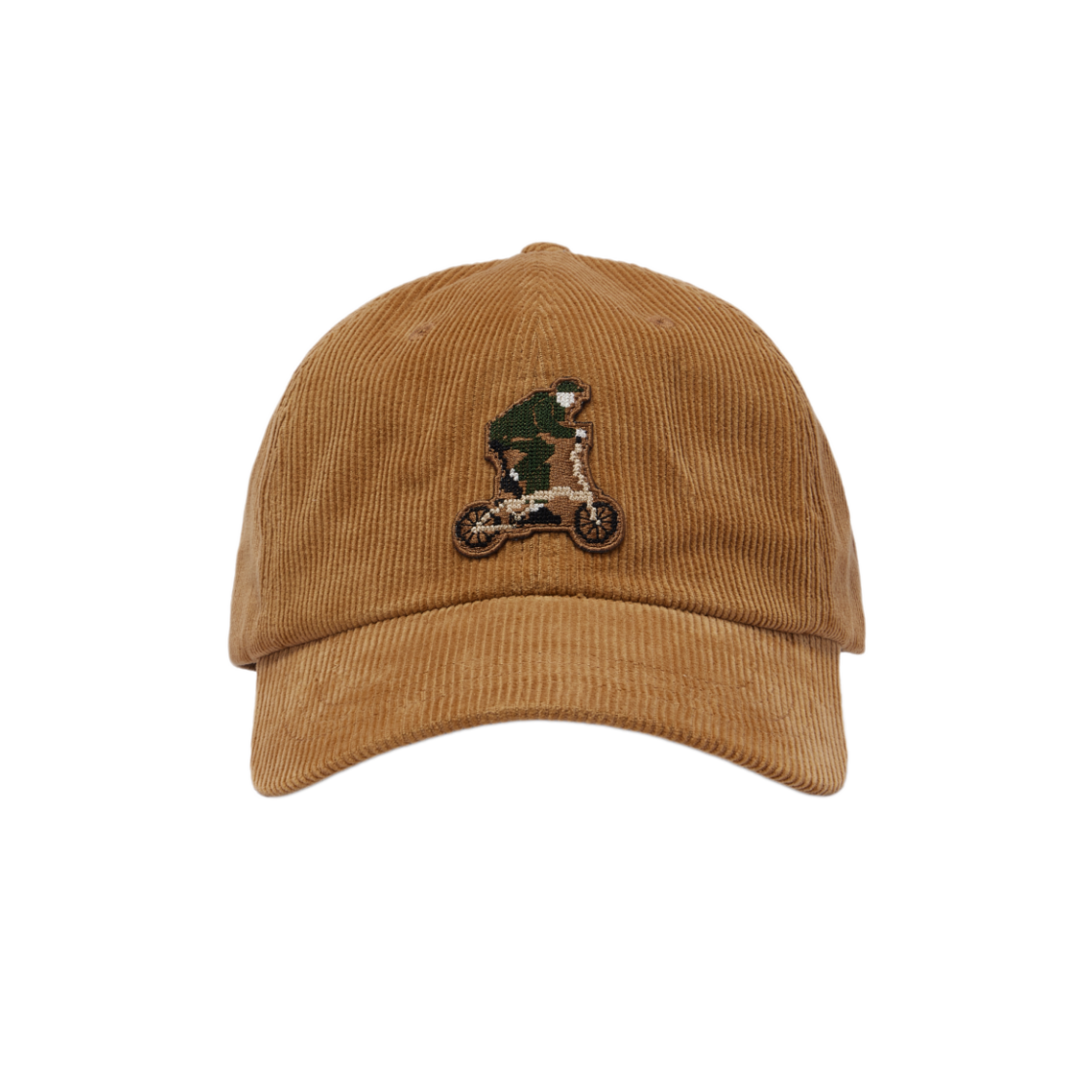 P254AHA420073 BROMPTON LONDON Coduroy Bicycle Point Cap Camel