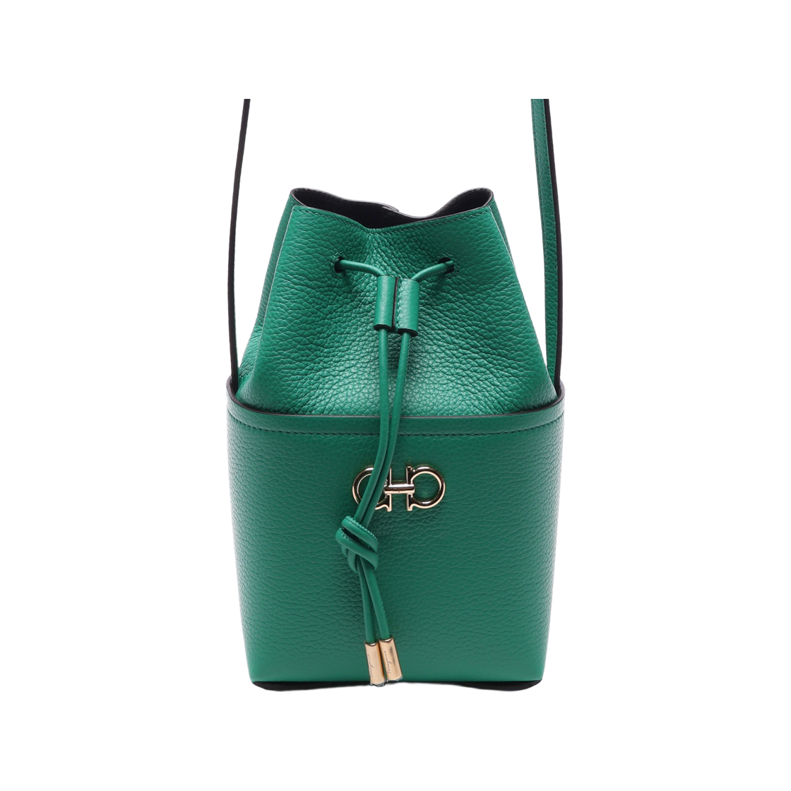 21 2970 758898 23S [25% 쿠폰] Ferragamo Gancini Mini Bag with Shoulder Strap Emerald
