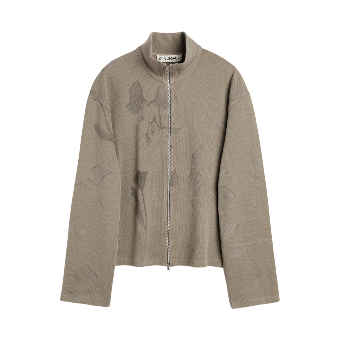 M4266SS Our Legacy Shrunken Fullzip Silt Flower Athletic Rib