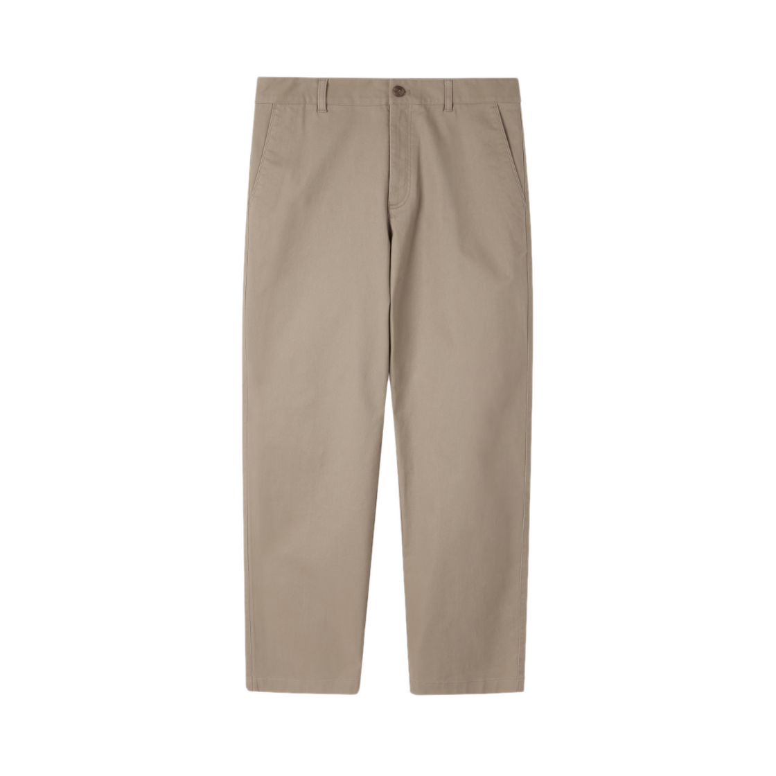 P253MPT401070 BROMPTON LONDON Basic Chino Trousers Beige