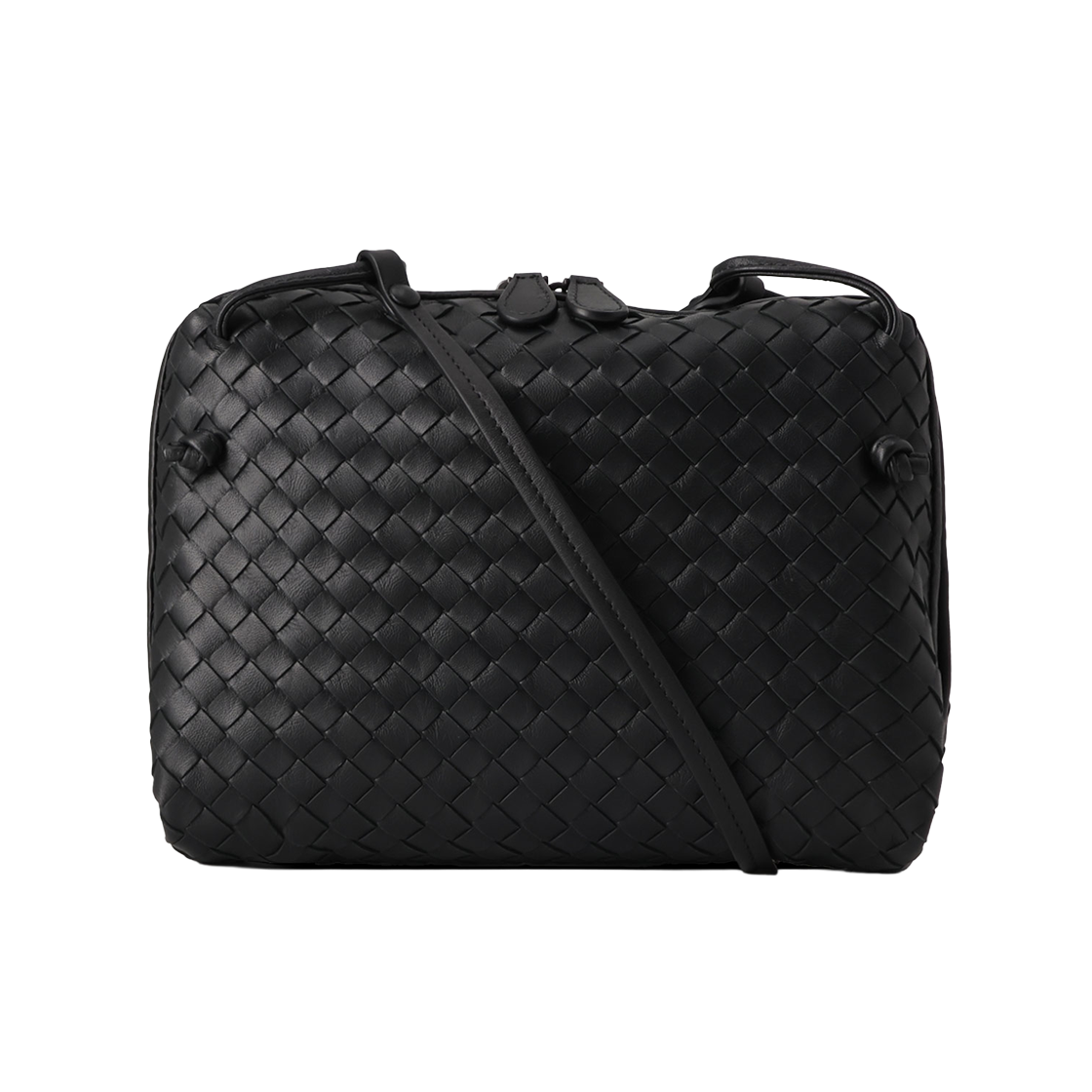 245354 V3UN1 1275 [25% 쿠폰] Bottega Veneta Intrecciato Nodini Bag Black