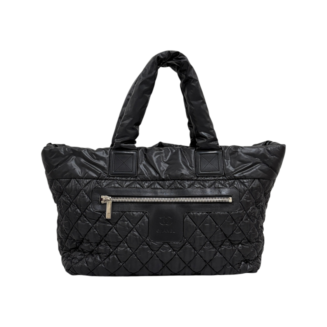 ITR8TFTMF48G Chanel Black Padded Cocoon Tote Bag