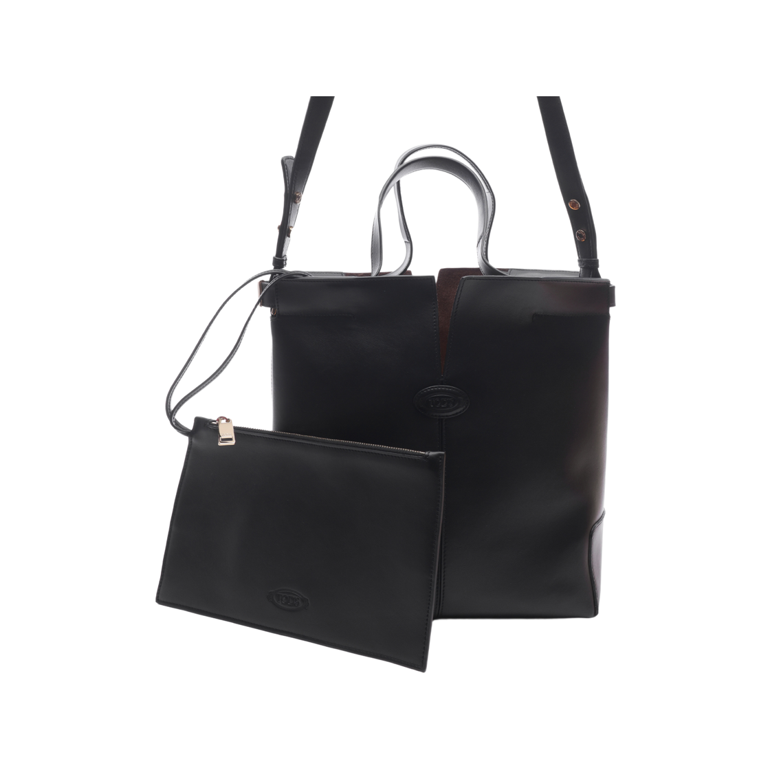 XBWDBMAT200 ROR B999 25 [25% 쿠폰] Tod's Di Bag Folio in Leather Small Black