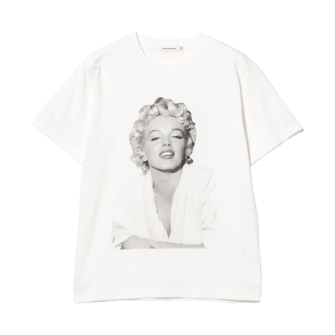 13-04-1195-545 (W) Beams Boy x Good Rock Speed Exclusive Marilyn Monroe Photo T-shirt White
