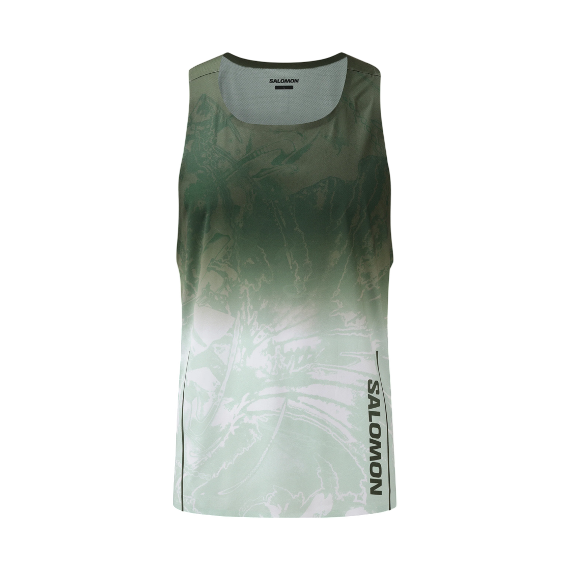 LD0086100 Salomon V-MAX Y-Shape Singlet Light Khaki