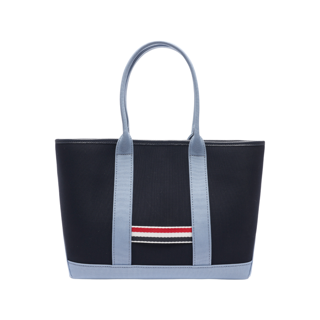 [25% 쿠폰] 톰브라운 캔버스 인터락 스몰 툴 토트백 네이비([25% 쿠폰] Thom Browne Canvas Interlock Small Tool Tote Bag Navy) - 2