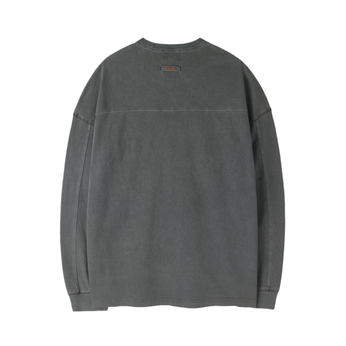 브롬톤 런던 피그먼트 롱 슬리브 티셔츠 차콜 그레이(BROMPTON LONDON Pigment Long Sleeve T-Shirt C Grey) - 2